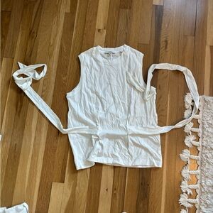 Vince Classic White Crew Neck Tee